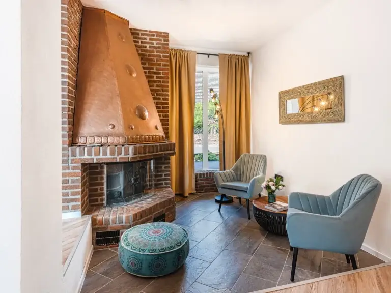 Fire place at Amber