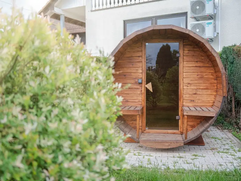 Sapphire White sauna