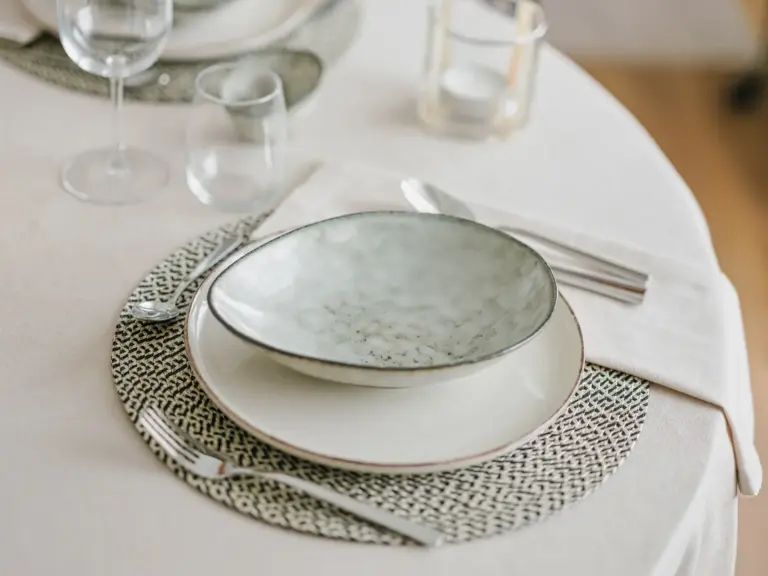 Table setting detail in OPAL BLUE TDY and TLA apartment