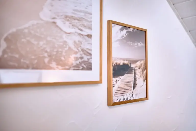 Bedroom wall art at Stay Eden AMBER GLOW