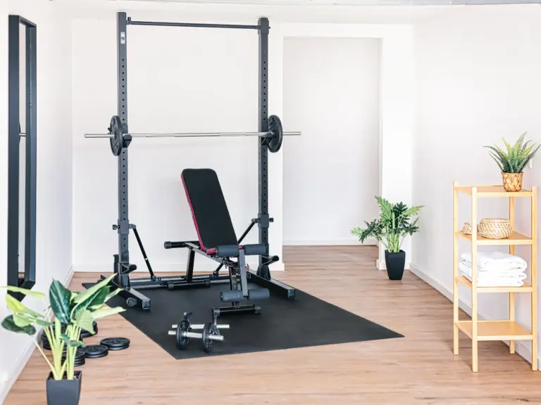 Fully equipped home gym for PEARL WHITE and PEARL SILVER