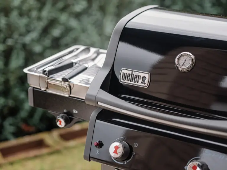 Weber gas BBQ grill on the private terrace at RUBY RED