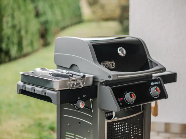 BBQ grill on the private terrace at RUBY RED